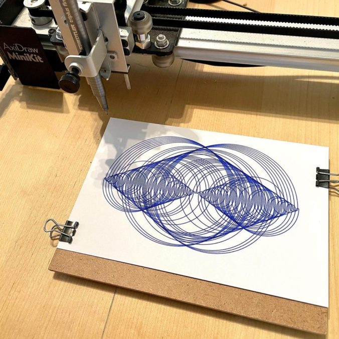 Small Pen Plot Art: Postcard Art for Plot Party! - From Pixels to Ink ...